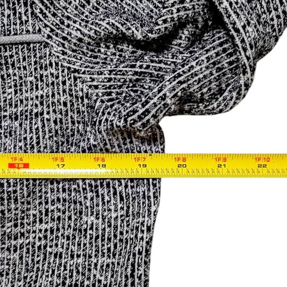 Cabi The Times Jacket Black White Tweed Open Front Cardigan Coat Women’s Medium - Picture 6 of 9